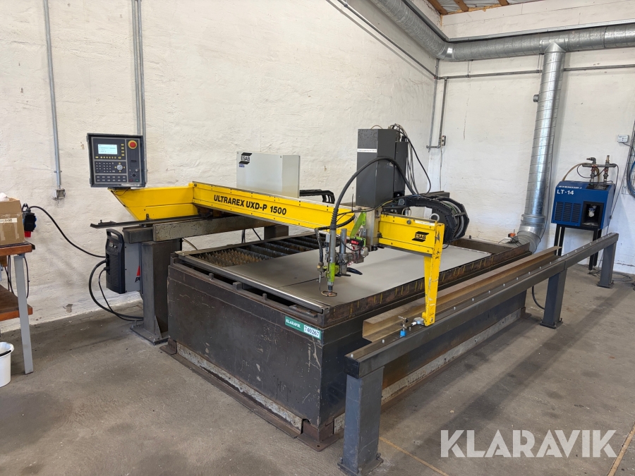 CNC-styret plasmaskæremaskine Ultrarex uxd-p 1500