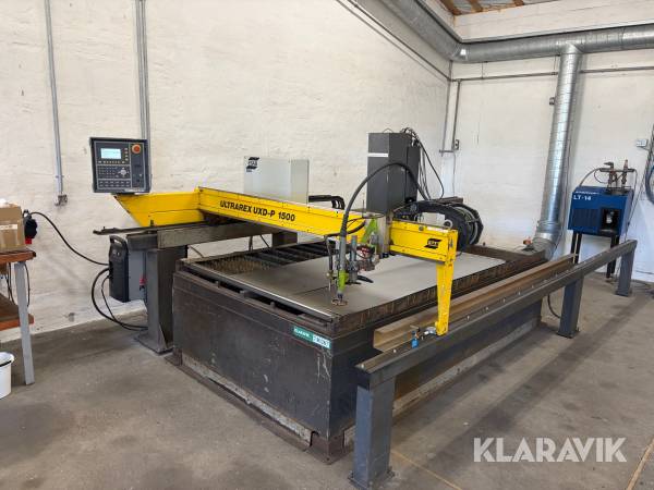 CNC-styret plasmaskæremaskine Ultrarex uxd-p 1500