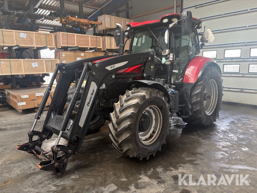 Traktor Case IH Maxxum 125 med frontlæsser
