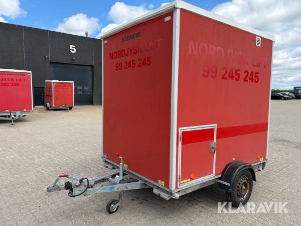 Badmobil Scanvogn 750kg - med bremser