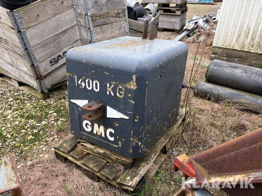 Vægtklods til traktor GMC - 1400kg