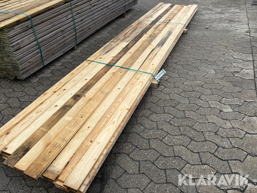 Brædder 22 x 95 mm 450 cm 35 Styk