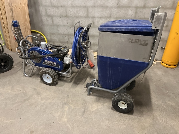 Sprøjtespartel anlæg