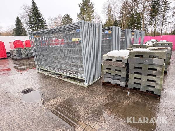 Mobilhegn med fødder 25 fag og 25 fødder