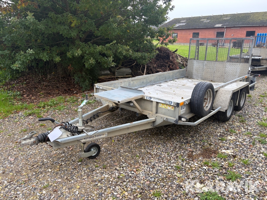 Maskintrailer Ifor Williams GP 126-R alu bund og rampe