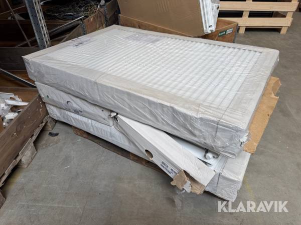 Radiatorer 4 styks - forskellige størrelser