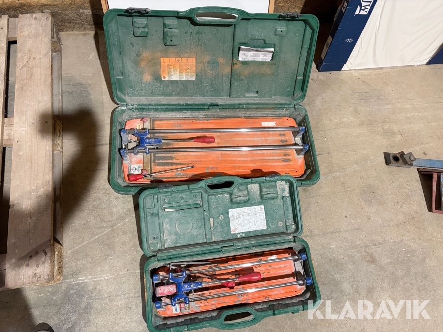 Fliseskærer Rubi TS-60 og TS-40 2 styk
