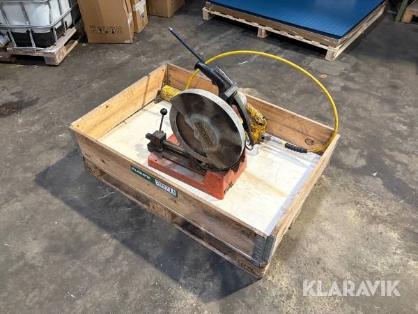 Metalrundsav Ridgid 590-L + hydraulisk håndpumpe