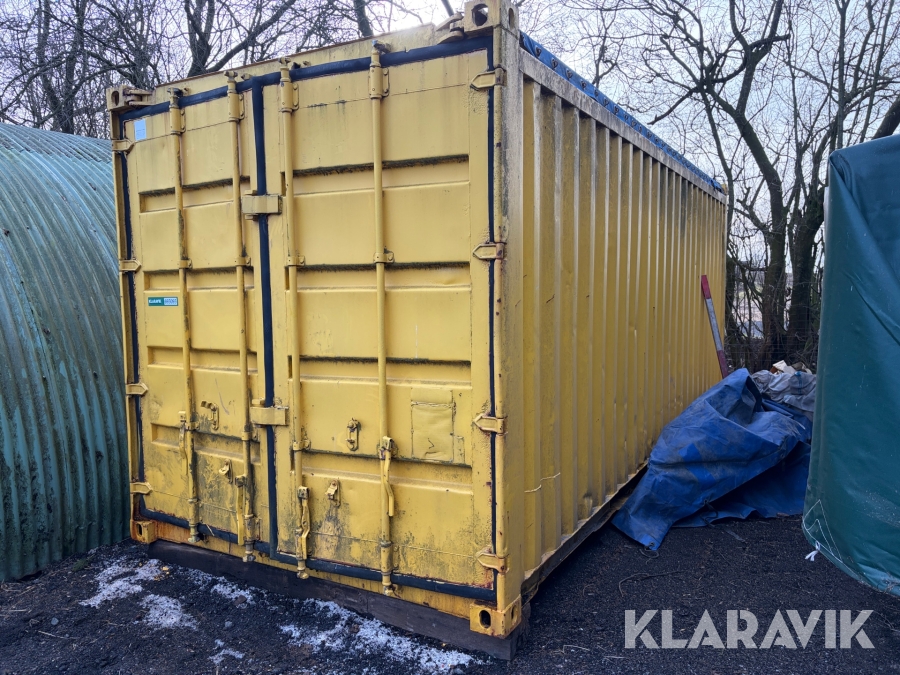 Skibscontainer med presenning - 20 fod