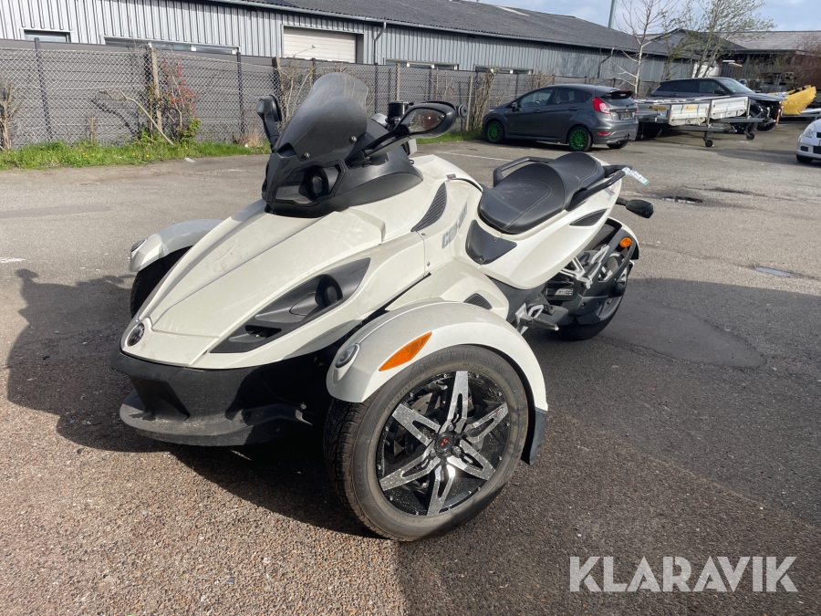 3 hjulet motorcykel BRP Rotax 990 spyder