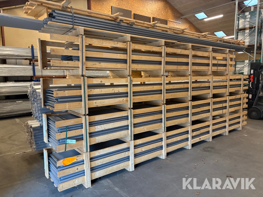 Ståltag Plannja TREND475 TypD, HC Silver 45  ca. 200 kvadratmeter