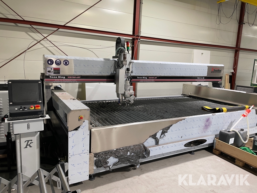 Waterjet/Vandskærer Teen King TKT-G-3D 5 akset.