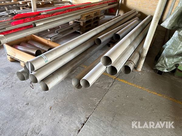 Syrefast Rustfristål rør 12 styk