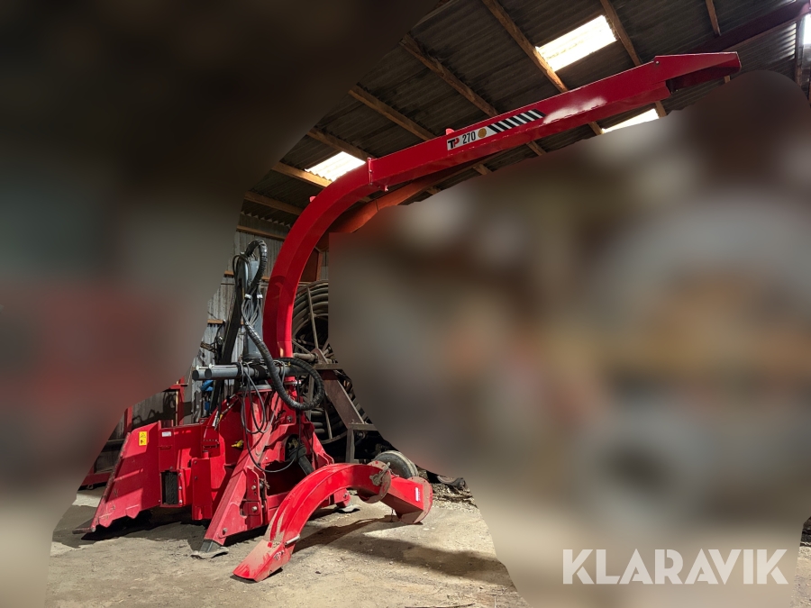 Flishugger Linddana TP 270 PTO K med kran 