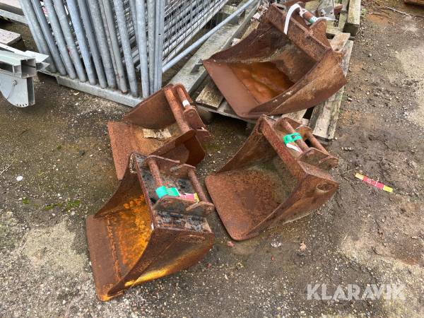 Graveskovle JST S30/S40 4 styk