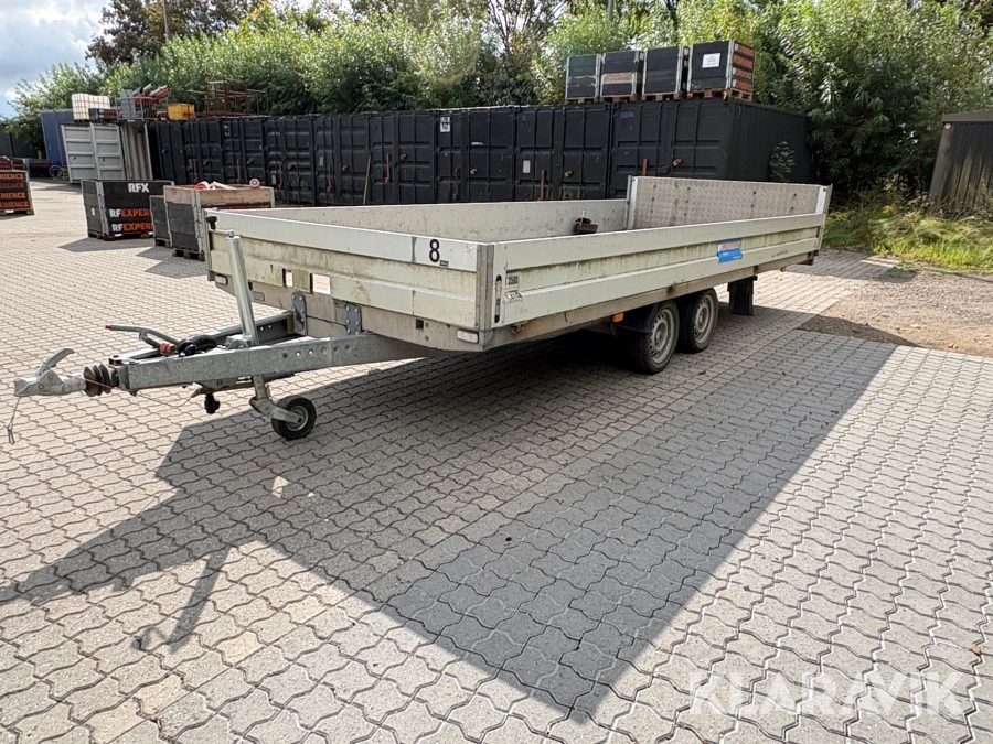 Entreprenørtrailer Selandia 3-akslet 3500 kg