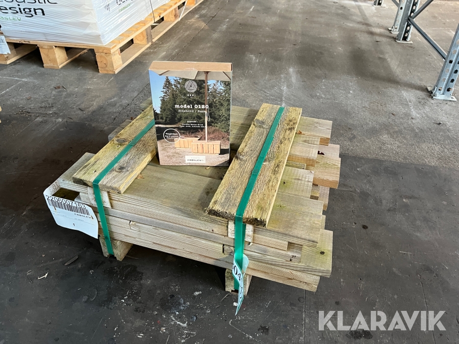 Træpakke Arki Kit 0120 sidebord/base 5 sæt