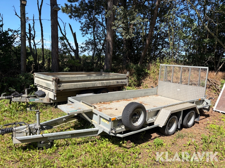 Trailer Ifor williams GP126-R Maskintrailer