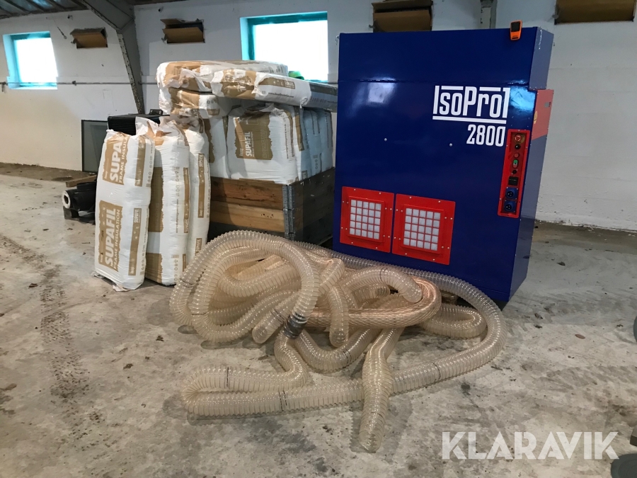 Isopro indblæsningsmaskine isolering Isopro 2800
