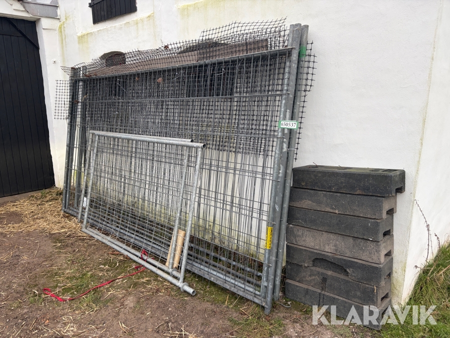 Hegn 8 styk + klodser