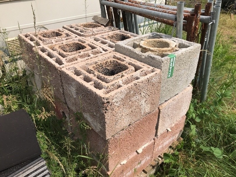 Leca blokke til skorsten