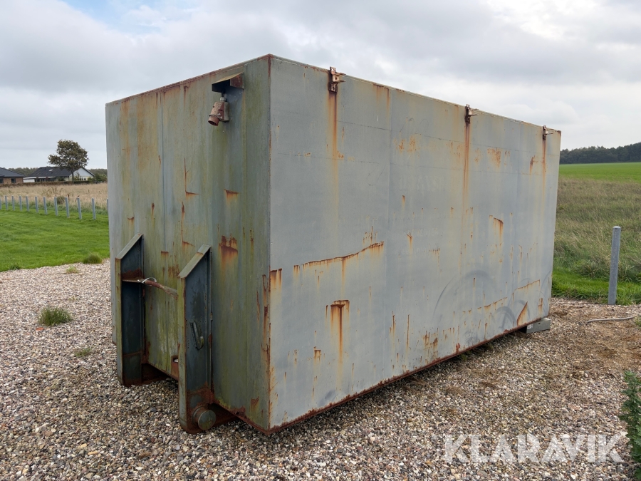 Isoleret container med strøm