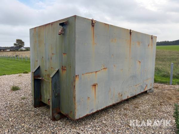 Isoleret container med strøm