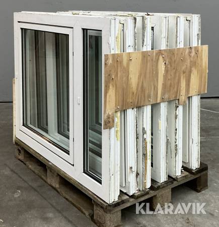 Plast dreje kip termovindue m/fastkarm top 6 styk 