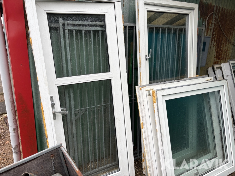 Døre og vinduer Rationel - 4 vinduer - 1 dør