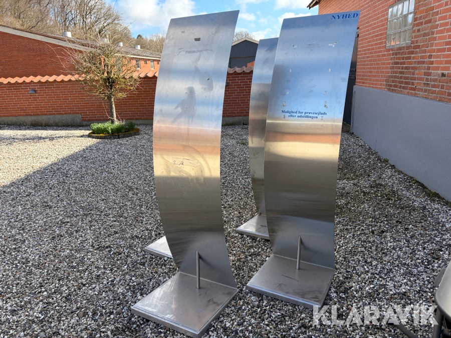 Reklame displays 4 styk