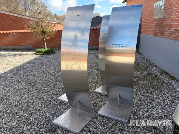 Reklame displays 4 styk