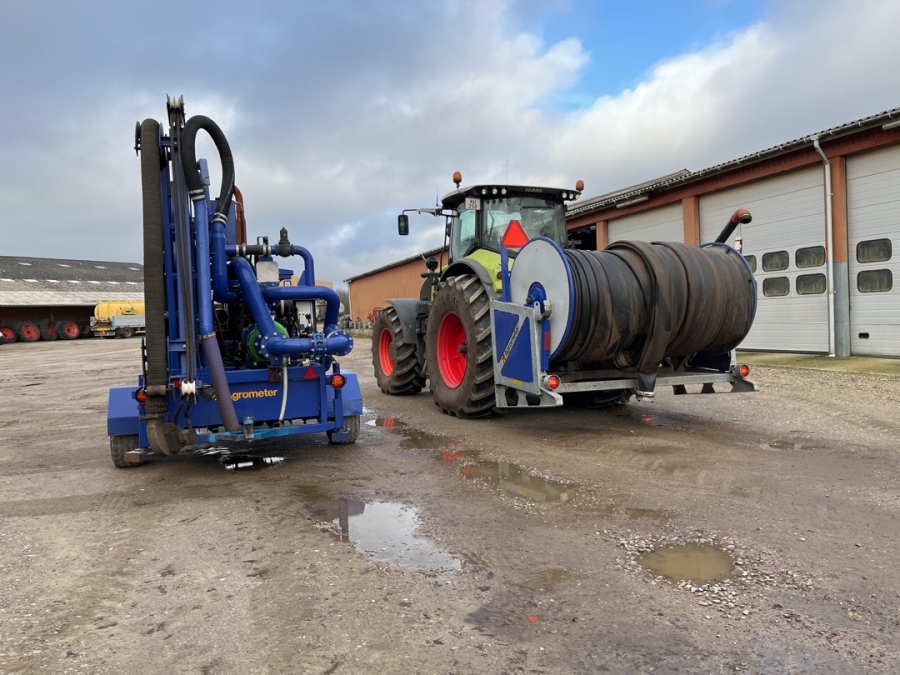 Gyllepumpe med slanger