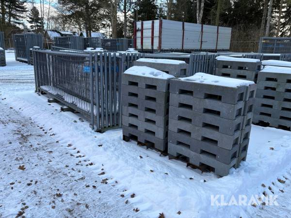 Mobilhegn med fødder 25 fag og 25 fødder