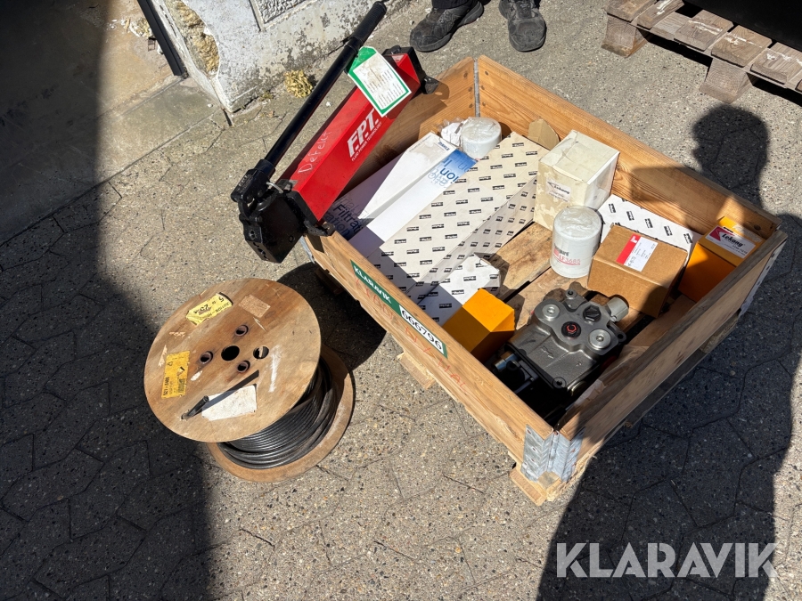 Blandet lot Hydraulikfilter, hydraulik omskifter ventil  og pumpe
