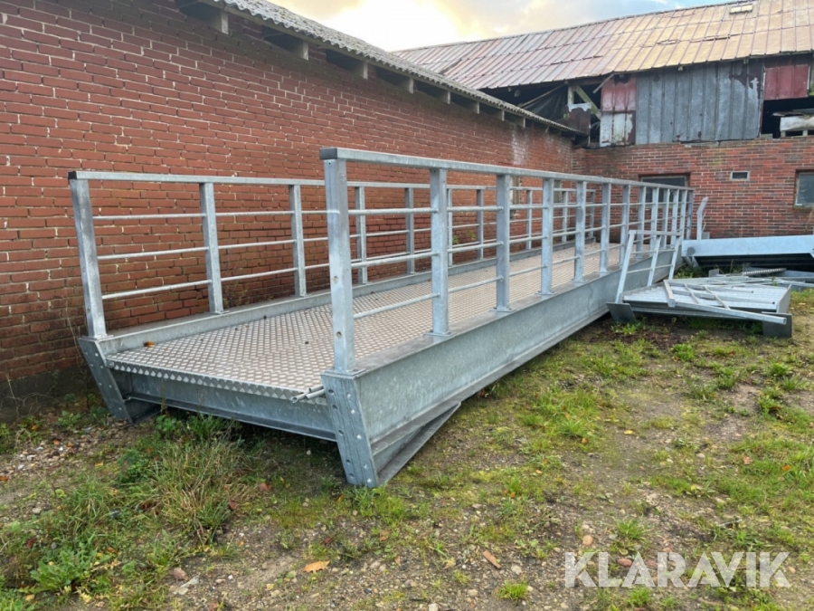 Gangbro i galvaniseret stål 