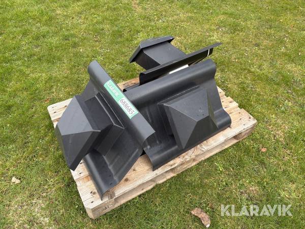 Udluft taghætter- 3 styk