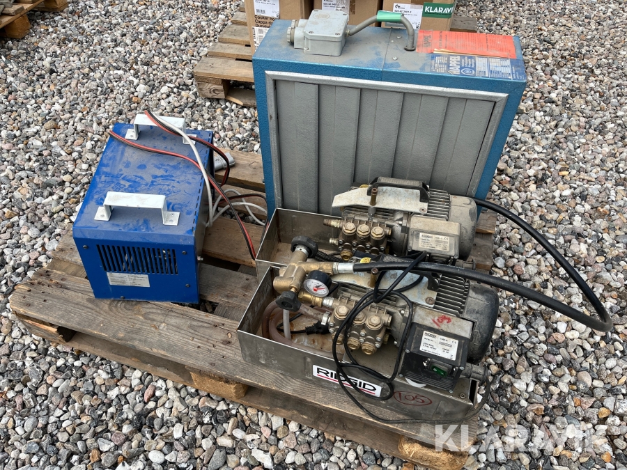 VVS/lader/Blæser Ridgid/Happel/Hawker