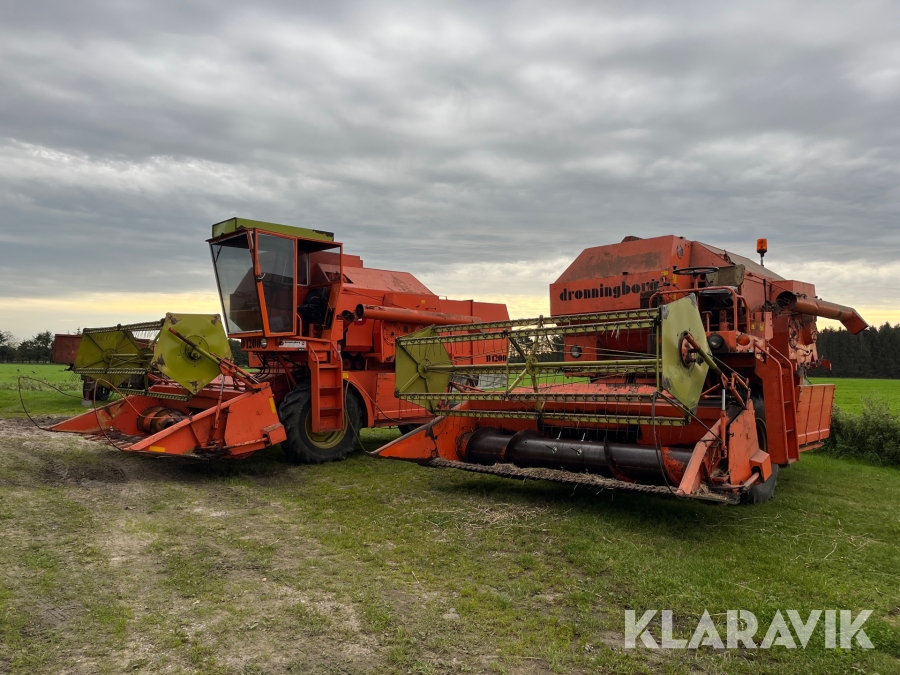 2 stk. mejetærskere Dronningborg D1200