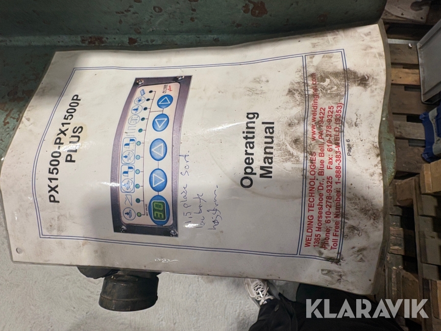 Punktsvejser Larsen - Dansk svejsemaskine fabrik TP-40-800/D