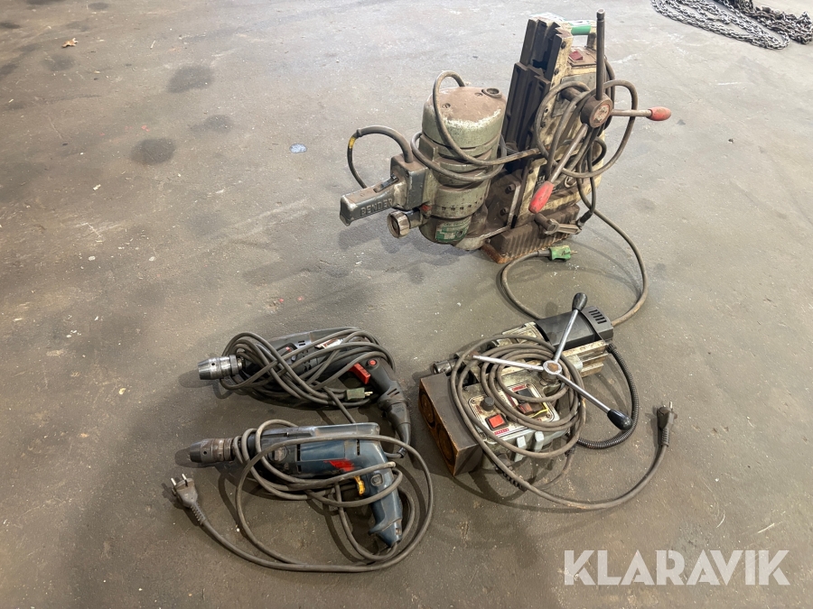 Boremaskiner - 4 styks