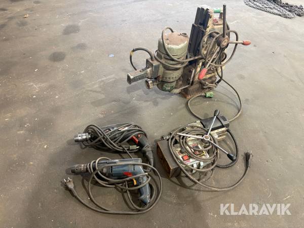 Boremaskiner - 4 styks