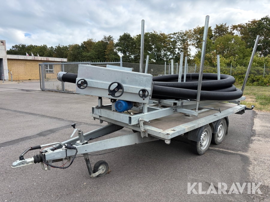 Trailer til pex rør Brenderup - 2000kg