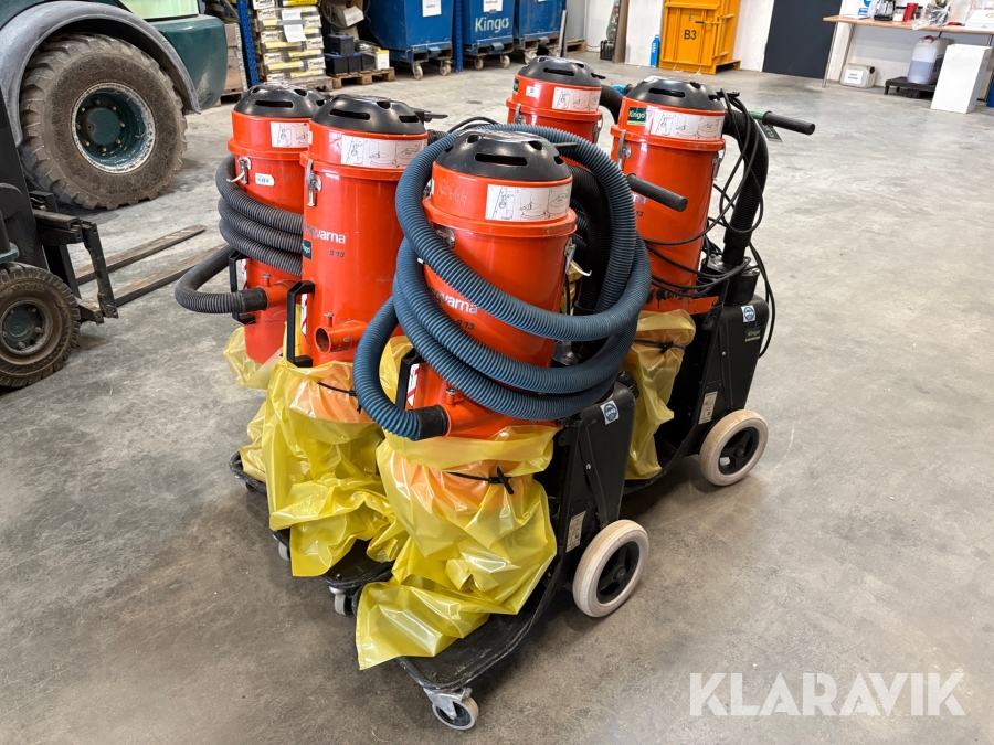 Industristøvsugere Husqvarna S 13 - 5 styk