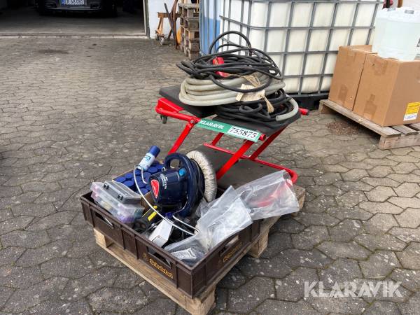 Aircondition rens - værkstedsstol - polermaskine blandet lot