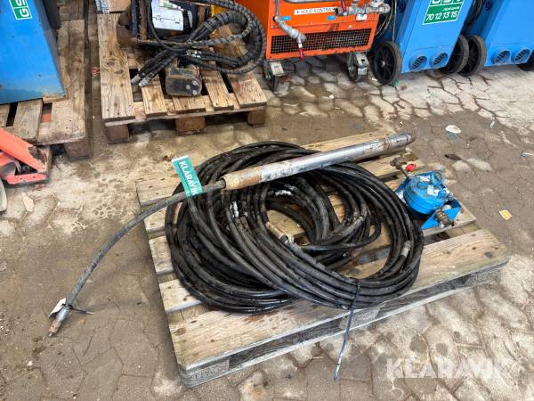 Jordraket , smøreæg og slanger