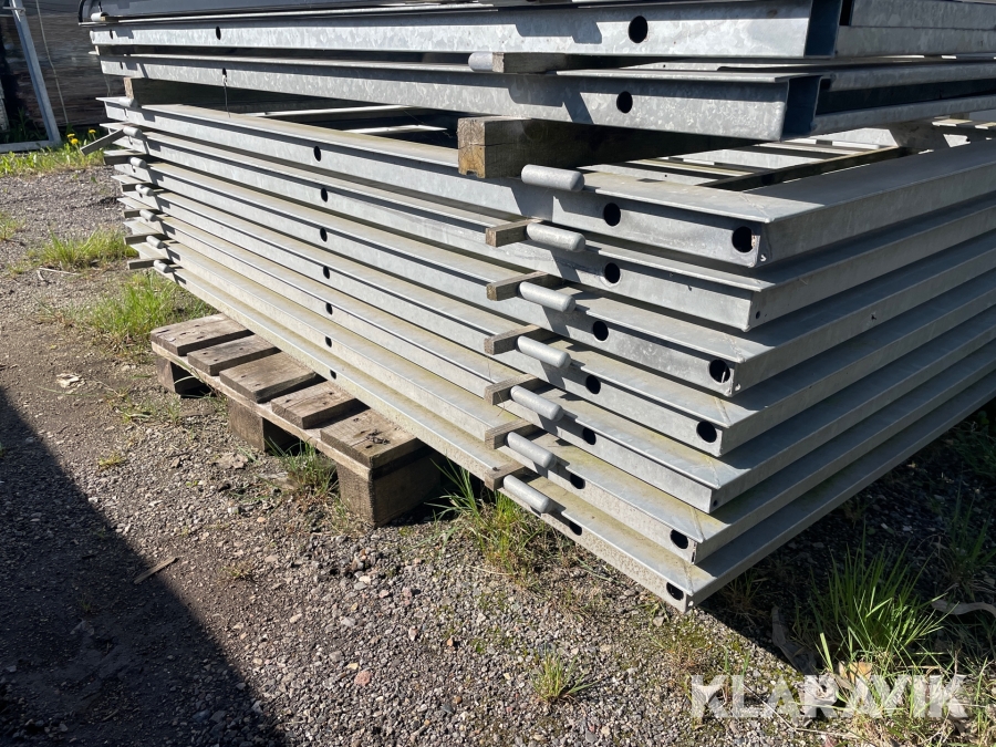 Metal døre  galvaniseret 6 styk