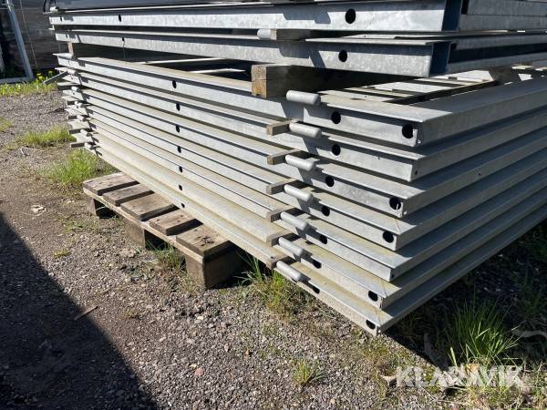 Metal døre  galvaniseret 6 styk