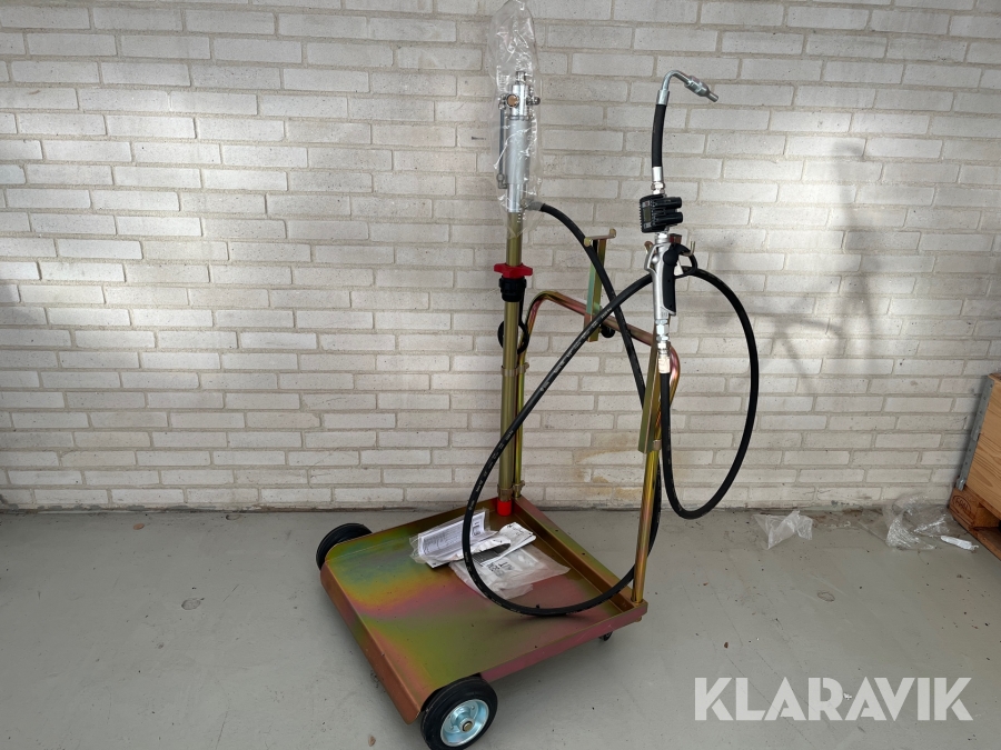 Smøreolie pumpe og vogn Plusi