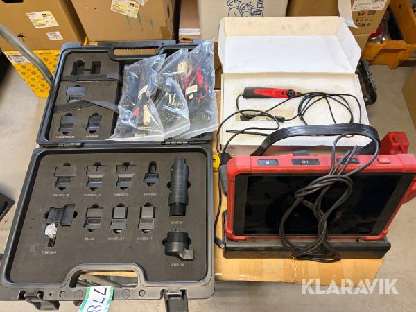 Diagnosesæt med scop og adaptere Launch X-431 EURO TAB II