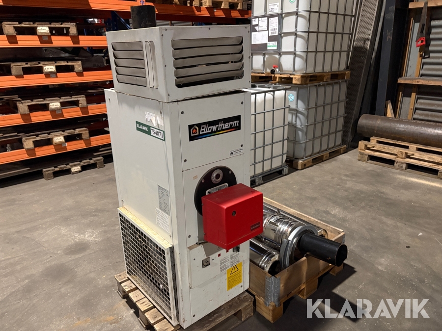Olie-fyringsenhed Blowtherm IH/AR 30N med skorsten